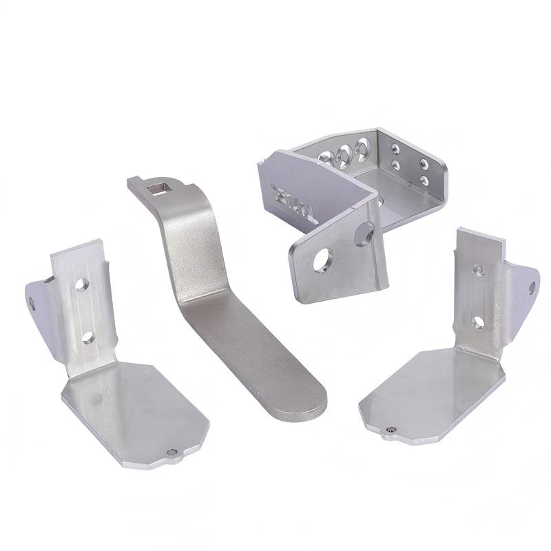 Clear Anodized Aluminum Stamping Parts with Sandblasting | Custom Precision Aluminum Metal Component