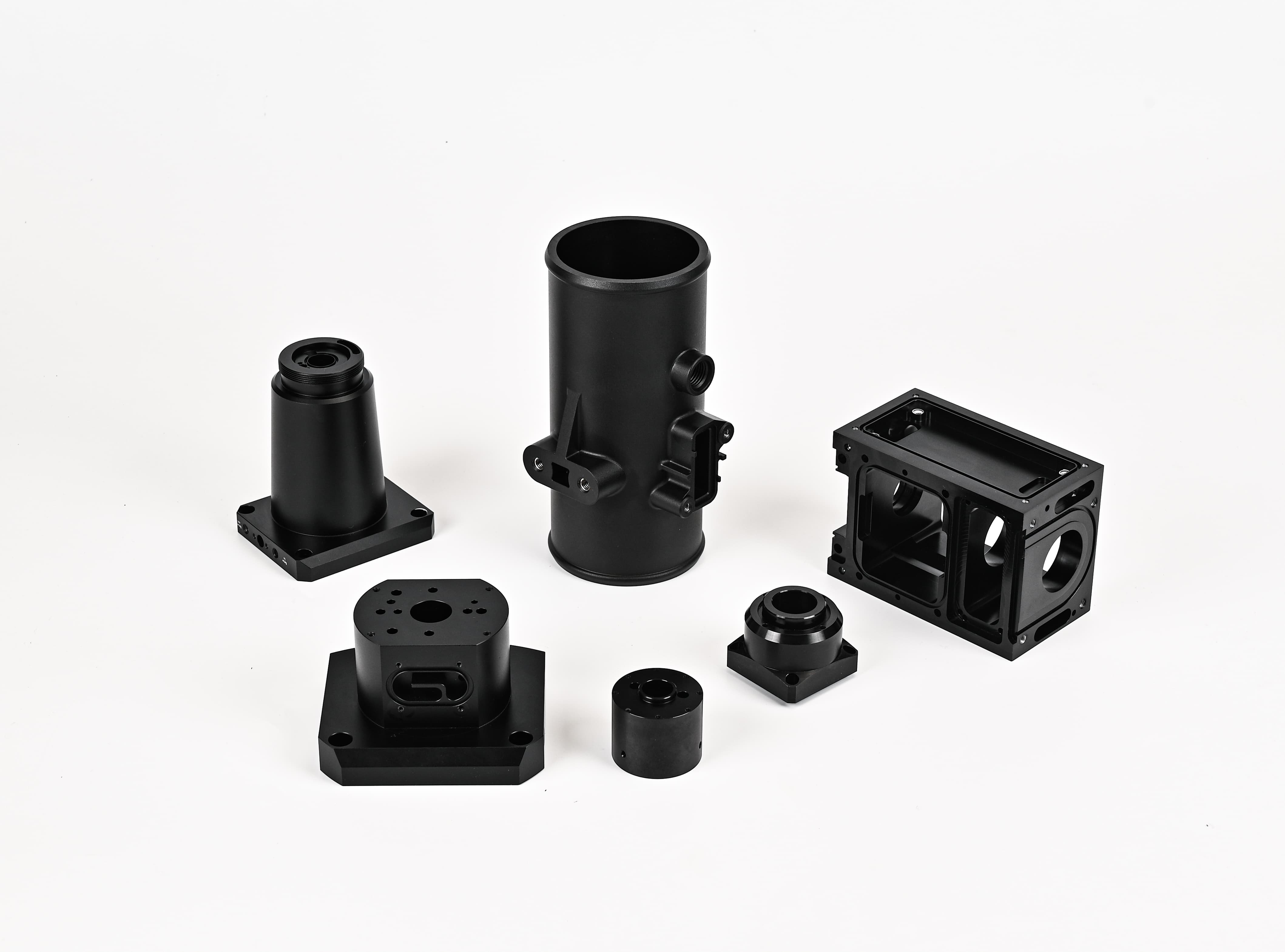 OEM CNC Machining Aluminum Laser Part | Anodized Precision Laser Machine Components